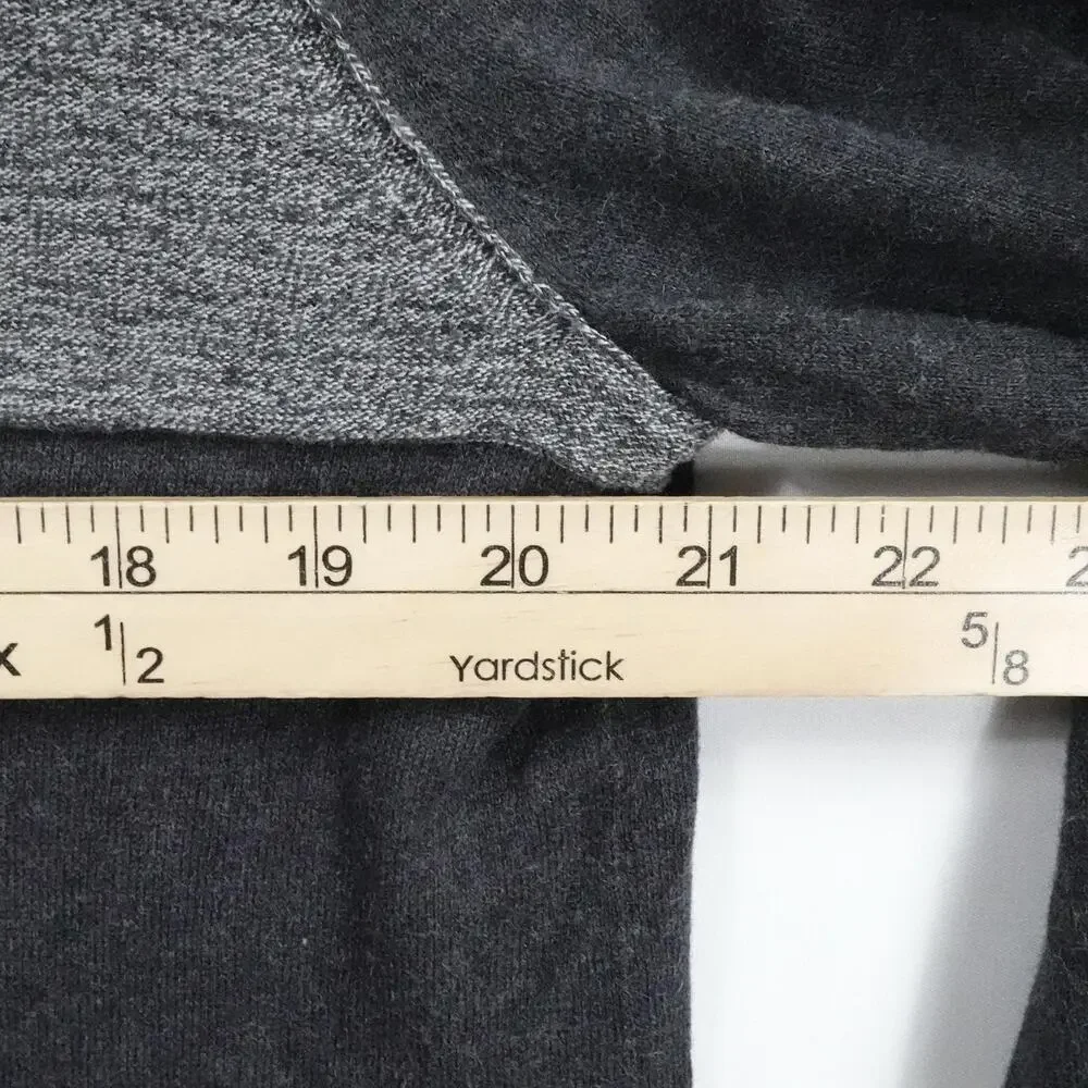 Banana Republic Sweater Men Large Gray Silk Cashmere Crewneck Luxury Knit Casual